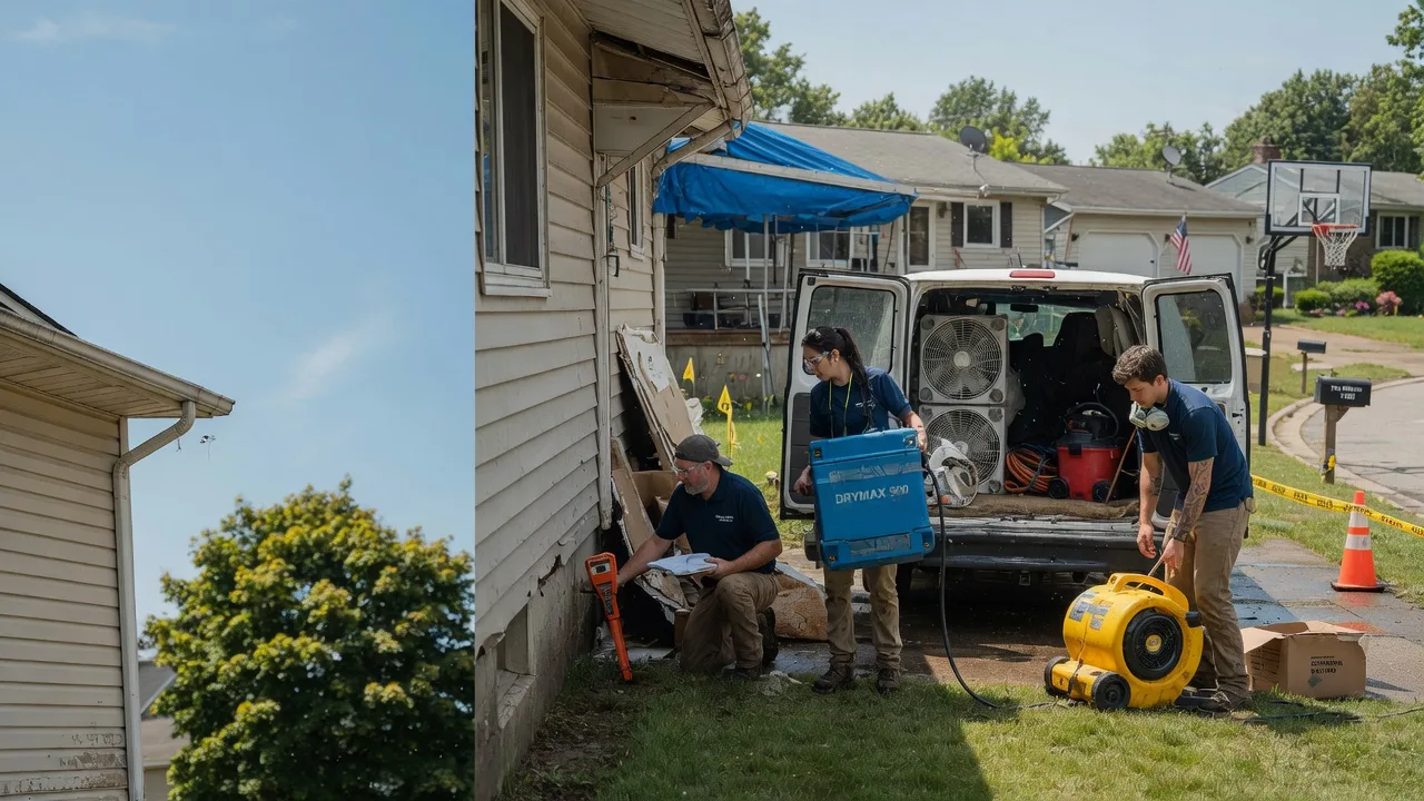 Ceiling Leak Cleanup in Langhorne, PA near me